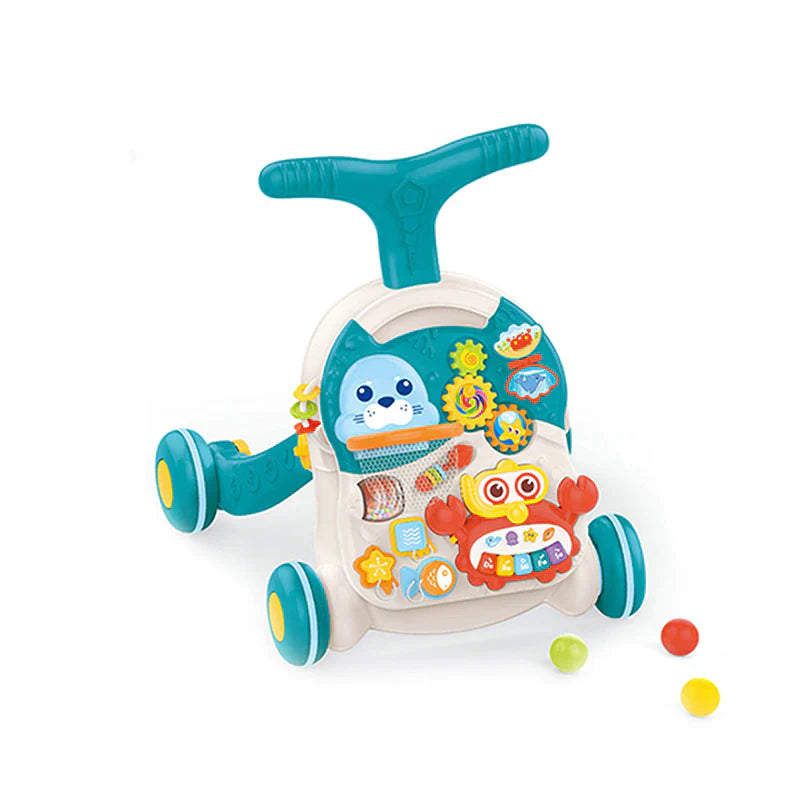 Huanger 2-in-1 Walker and Activity Table